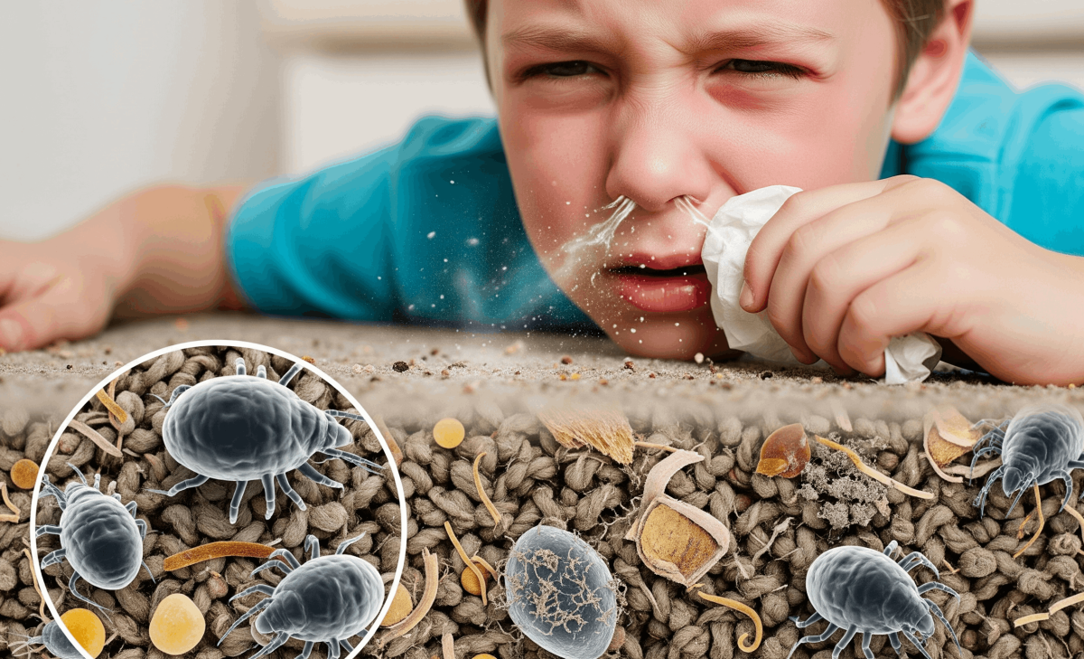 The health risks of dirty carpets 